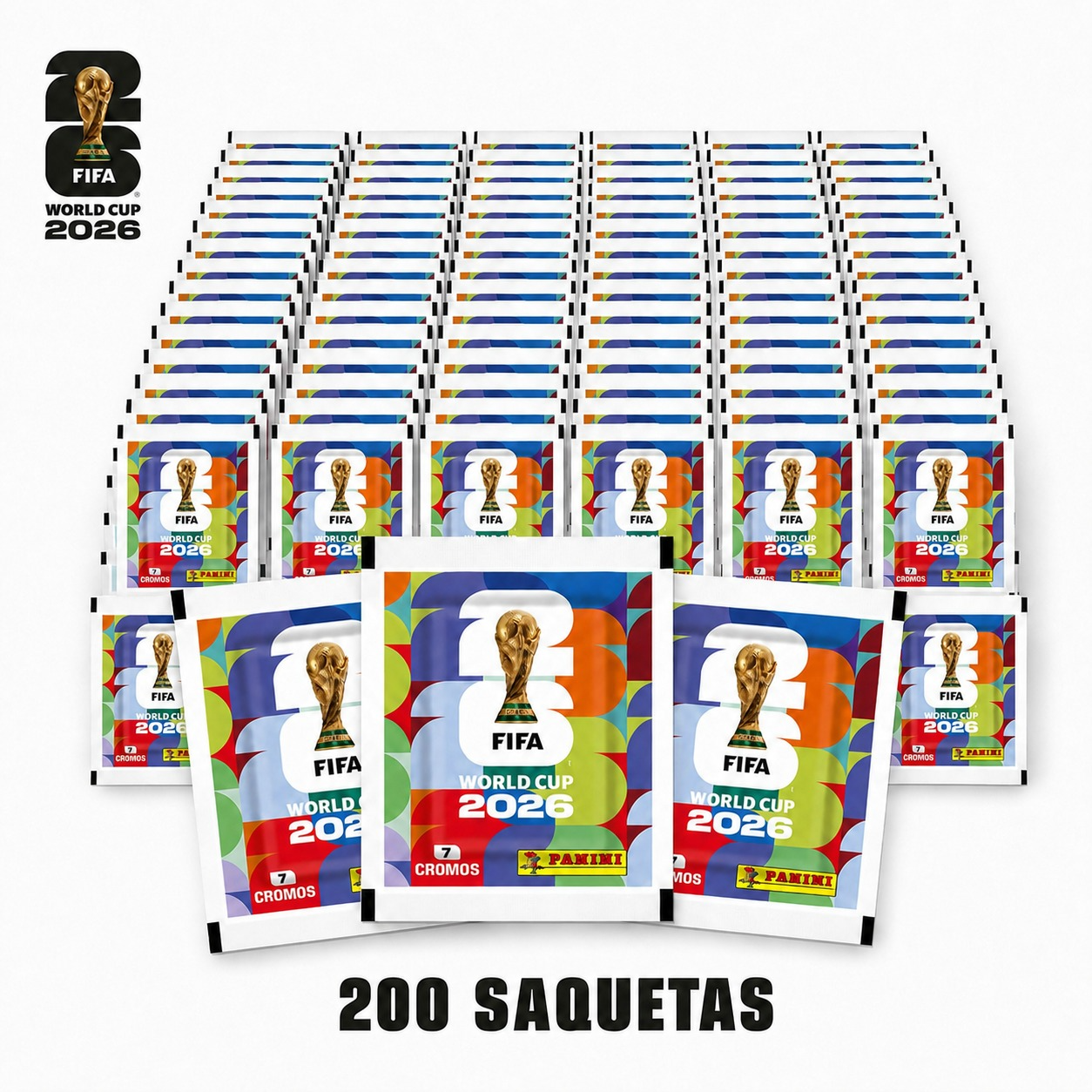 250 Saquetas de cromos Copa 2026 Mundial